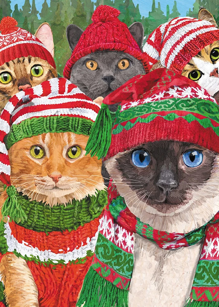 Cozy Kitties Holiday Cards