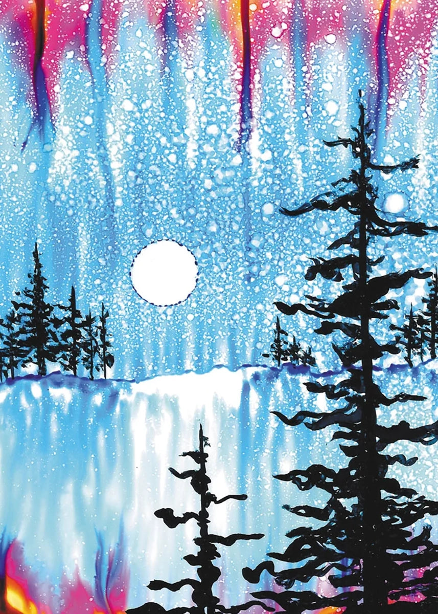 Winter Moon Holiday Cards