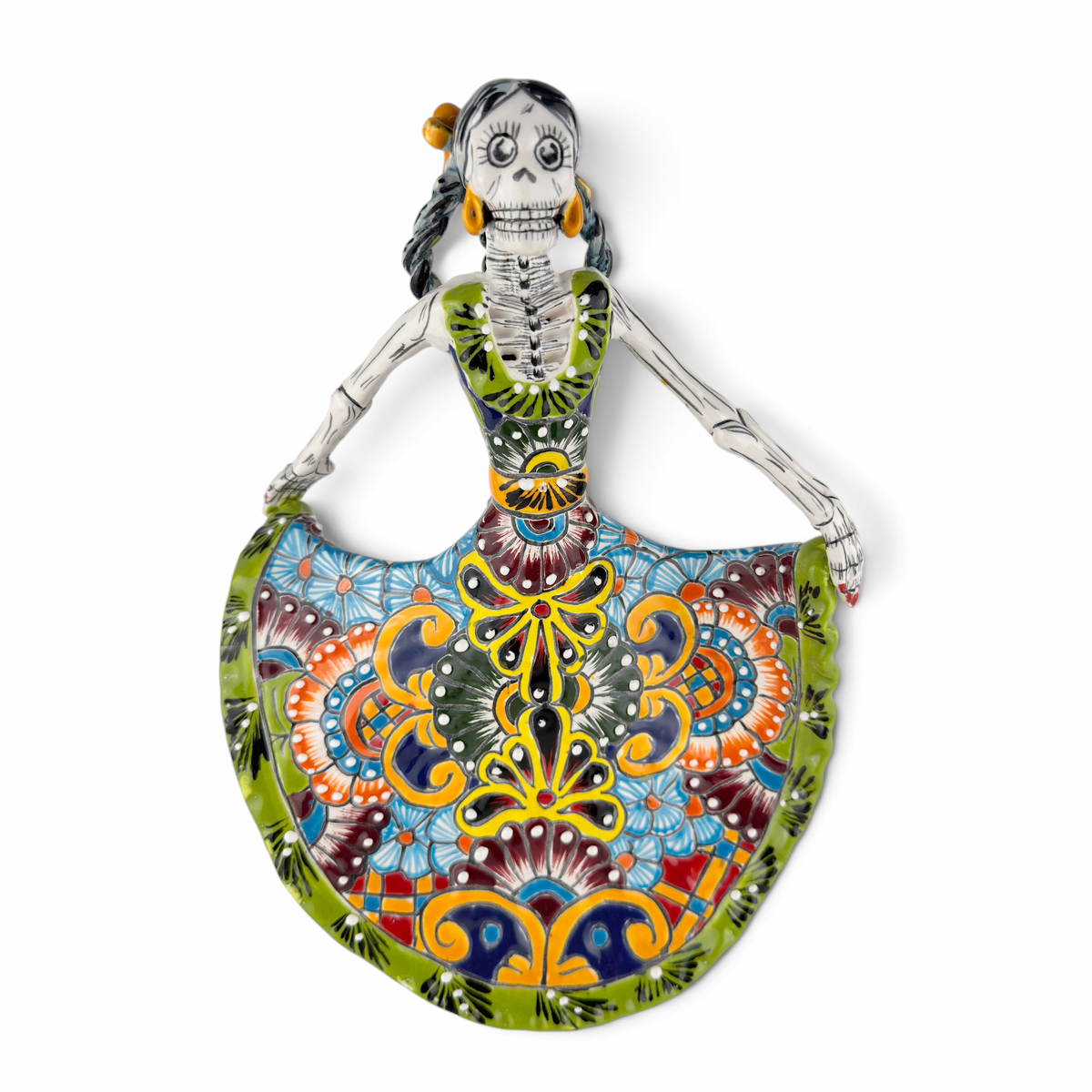 Day of the Dead Talavera Catrina Dancer