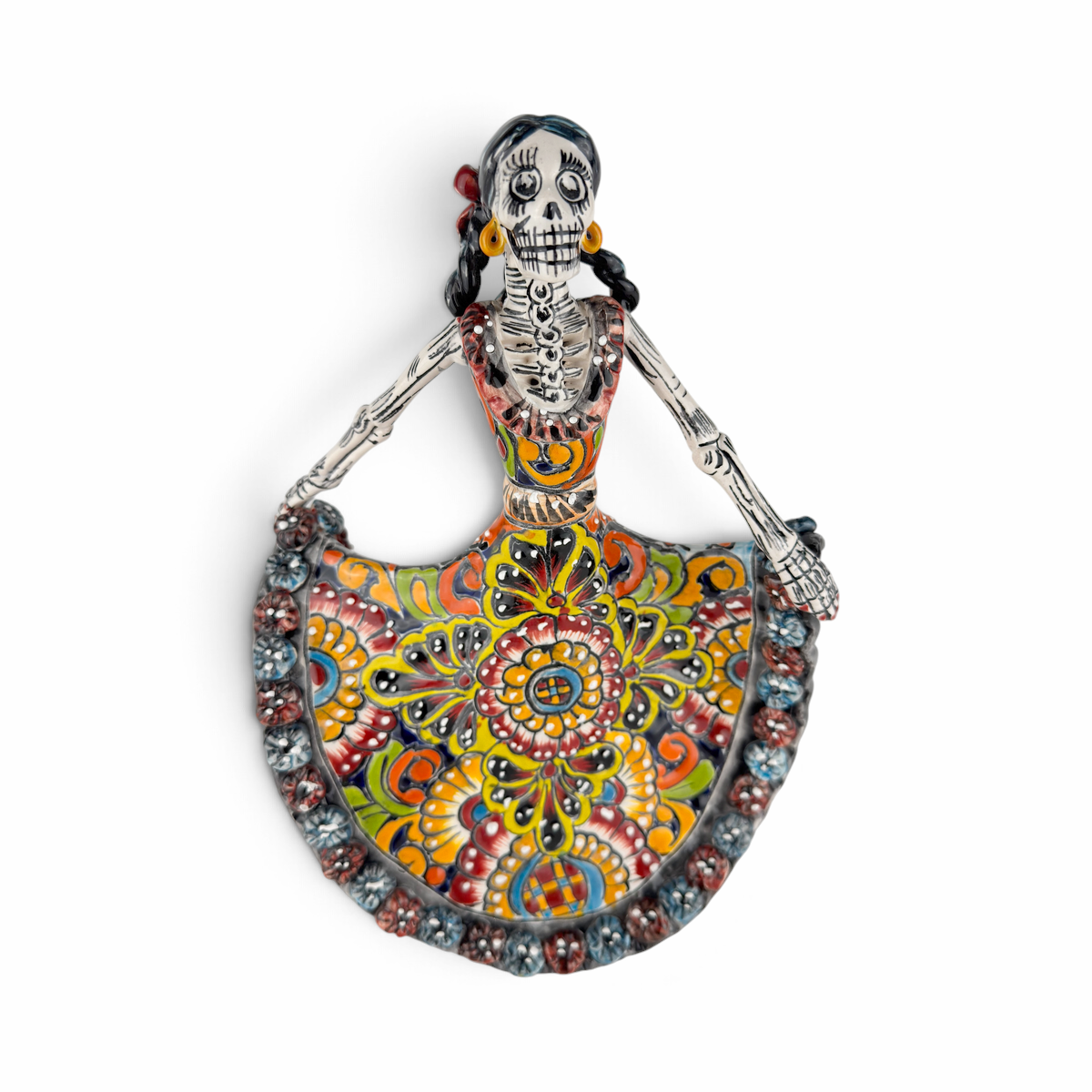 Day of the Dead Talavera Catrina Dancer