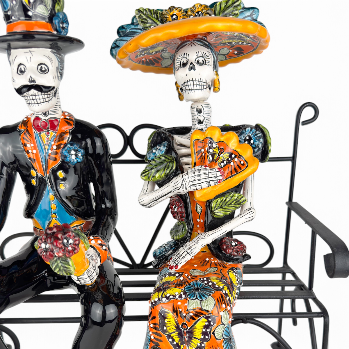 Day of the Dead Talavera Catrina and Gentleman