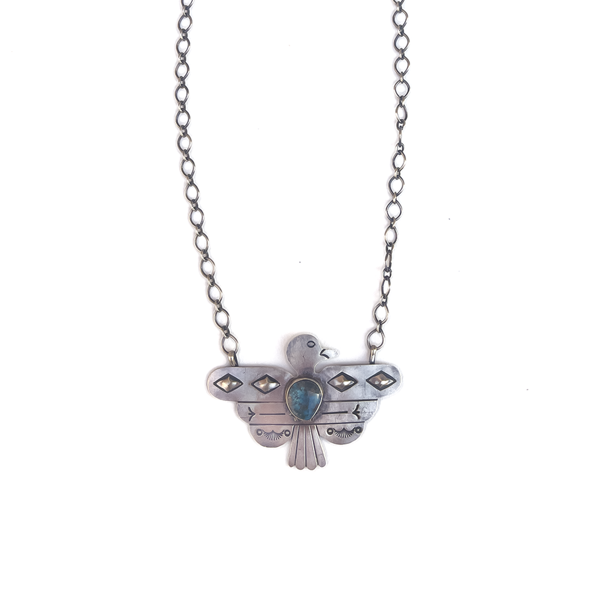 Paul Livingston Thunderbird Necklace
