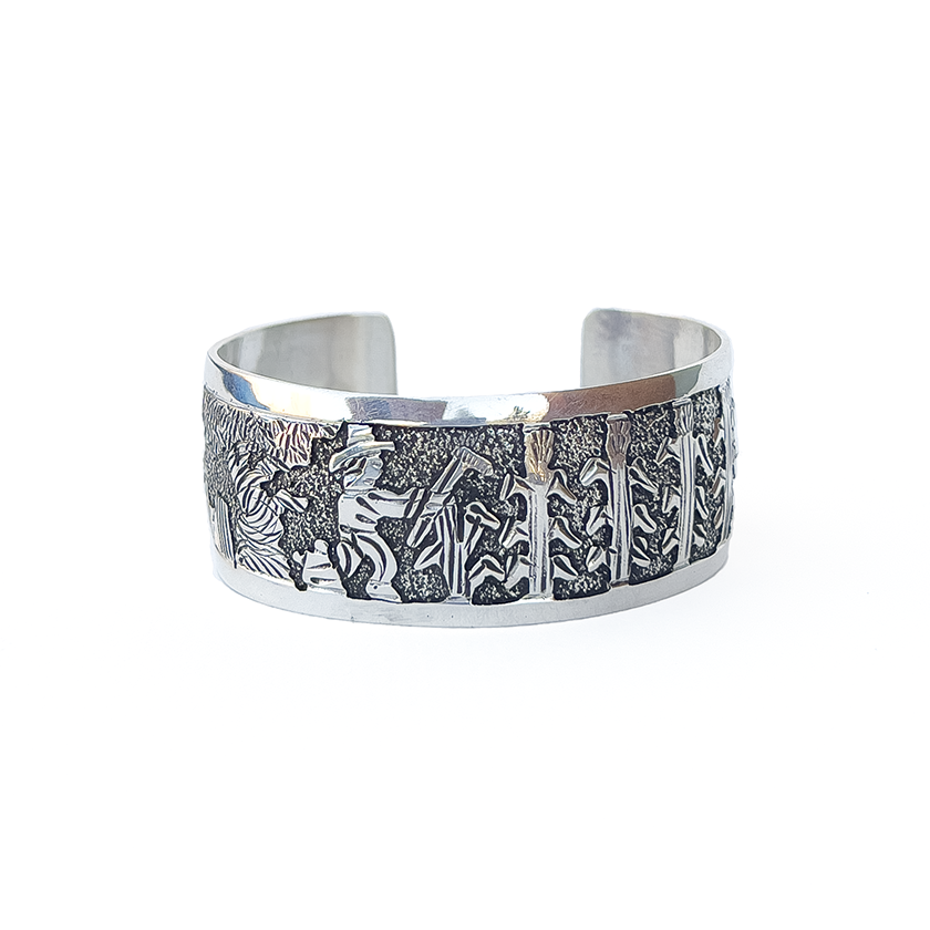 Elaine Becenti Storyteller Cuff