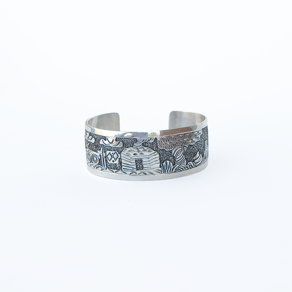 Elaine Becenti Storyteller Cuff