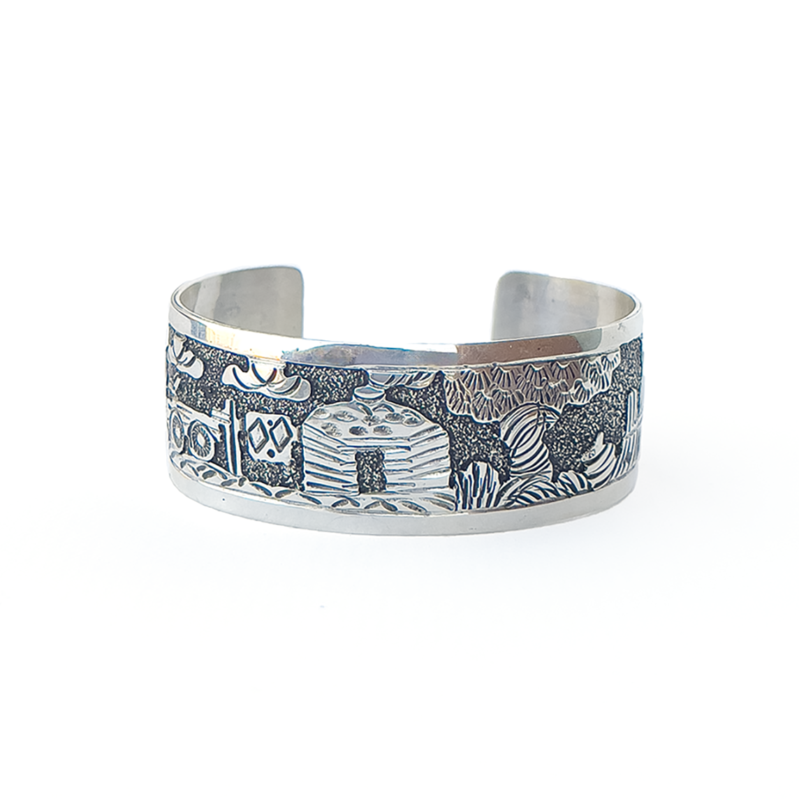 Elaine Becenti Storyteller Cuff