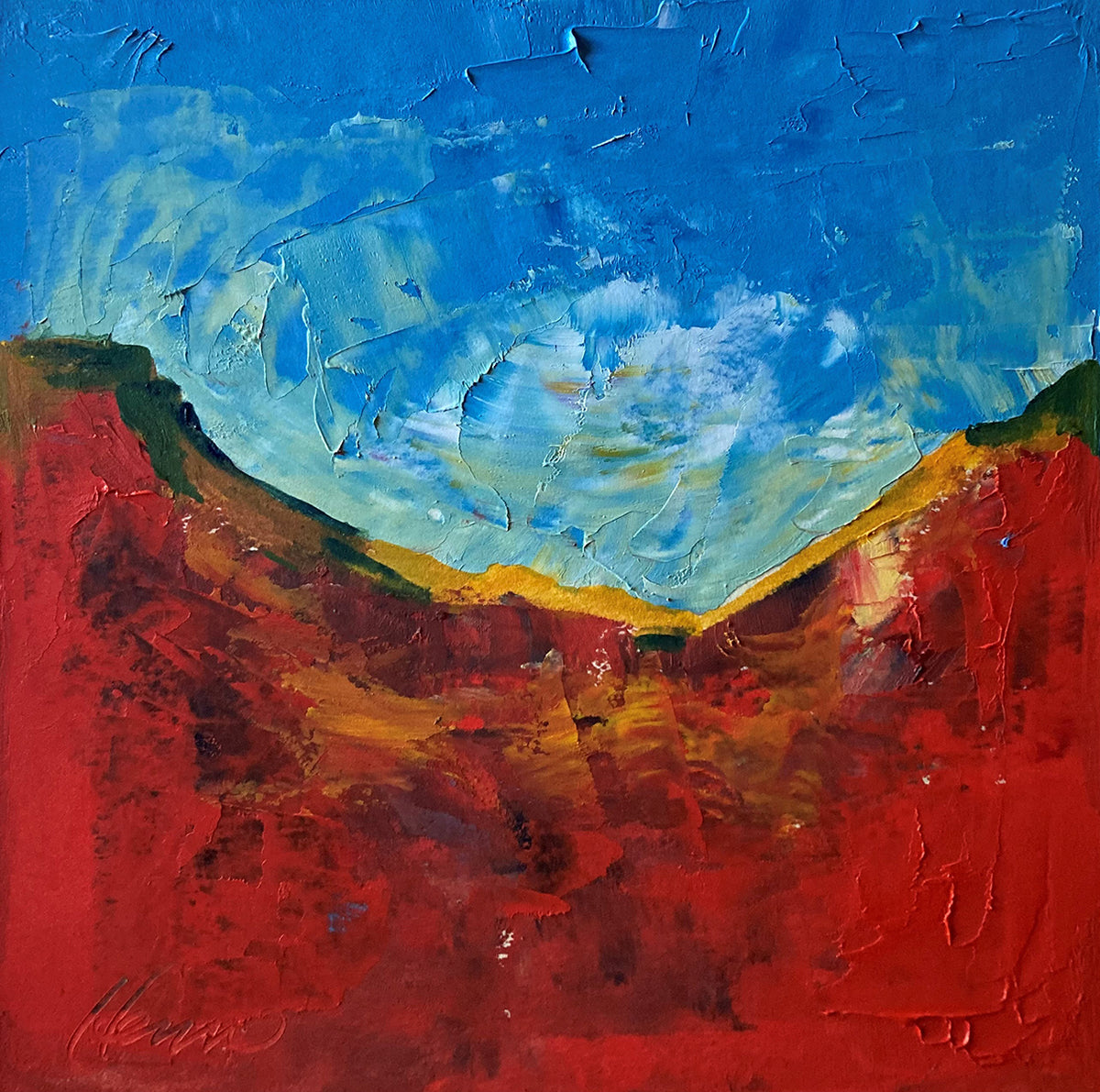 Isabel Ferreira-De Puy Original Miniature Oil Painting No. 1