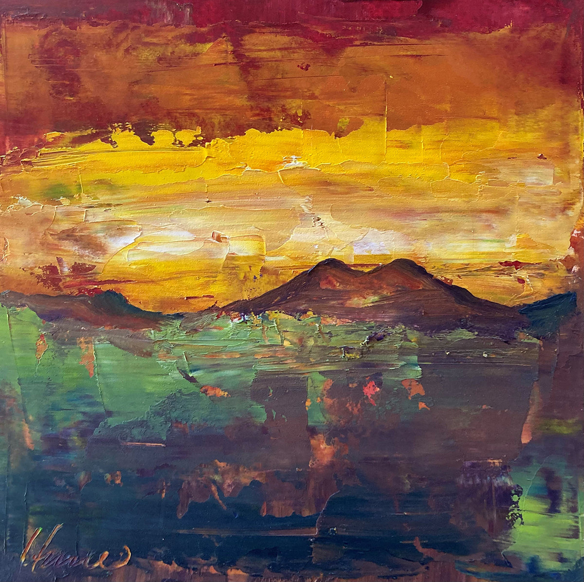 Isabel Ferreira-De Puy Original Miniature Oil Painting No.9