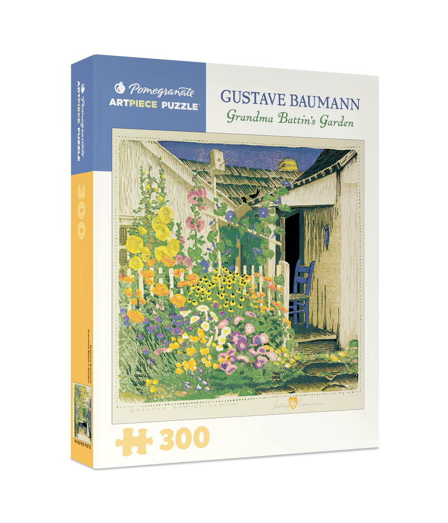 Gustave Baumann: Grandma Battin&#39;s Garden Puzzle