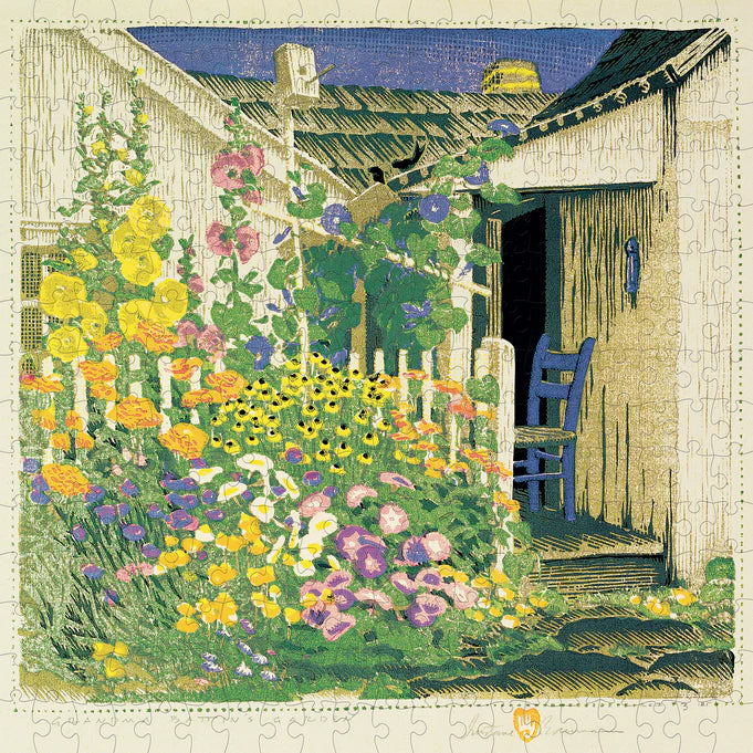 Gustave Baumann: Grandma Battin&#39;s Garden Puzzle