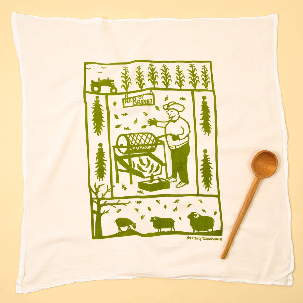 Green Chile Roaster Dish Towel