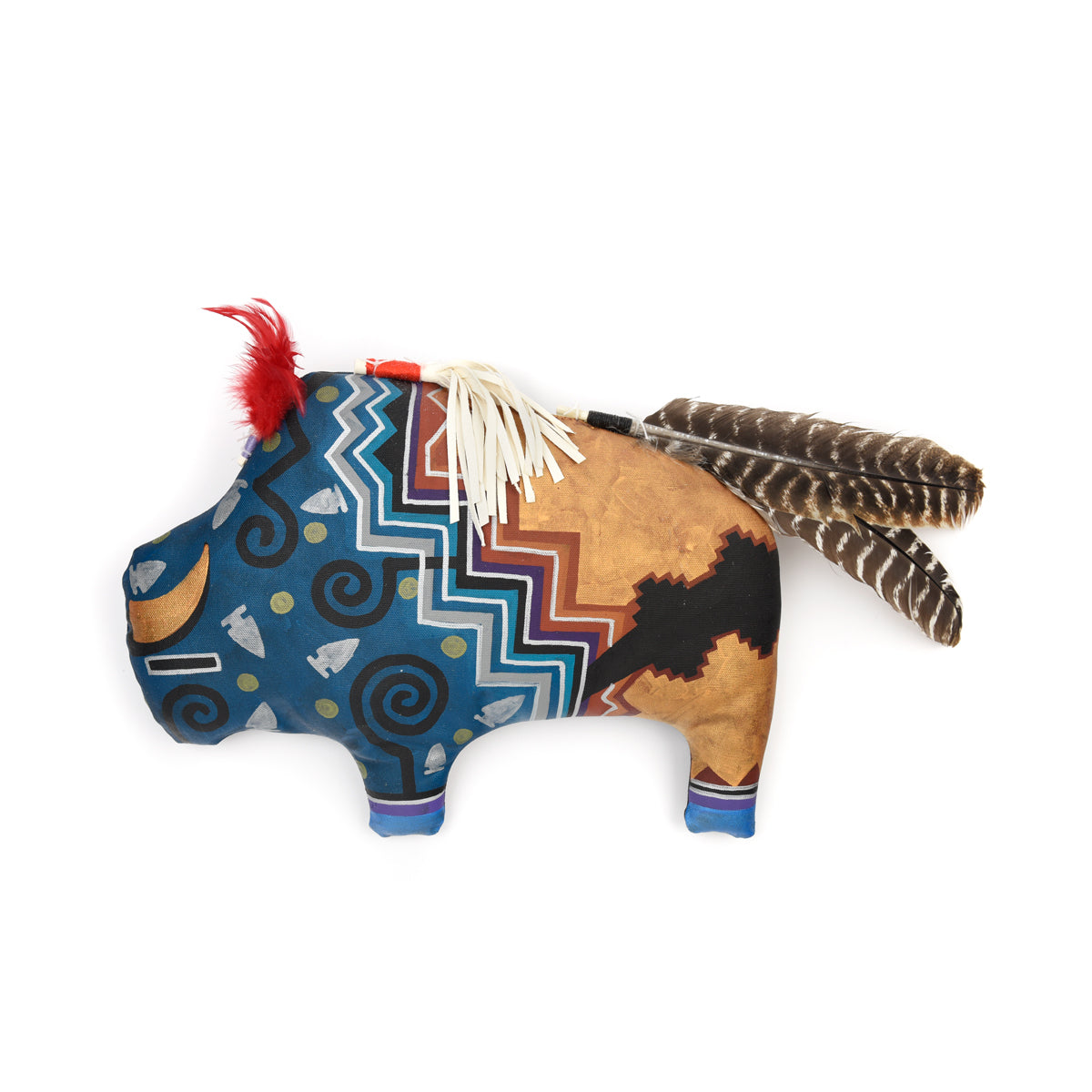 Peter Ray James Buffalo with Feathers XL