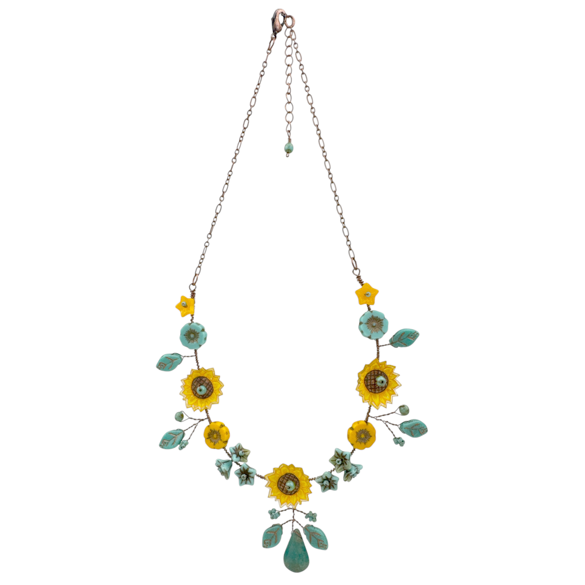 Claudia Chavez Sunflower Garden Necklace