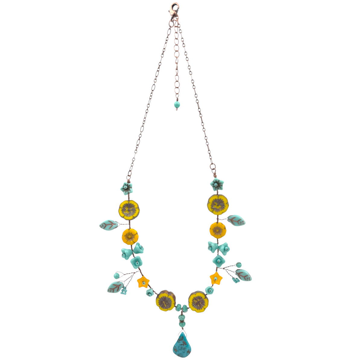 Claudia Chavez Flower Garden Necklace