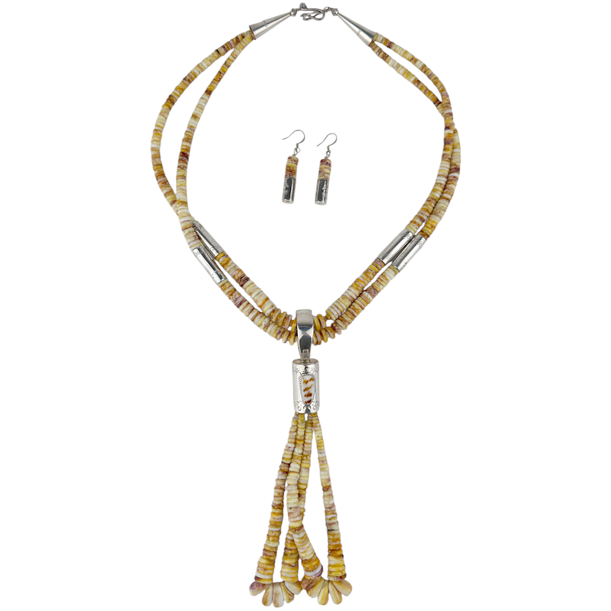 Rare Ceremonial Necklace and Earrings Set