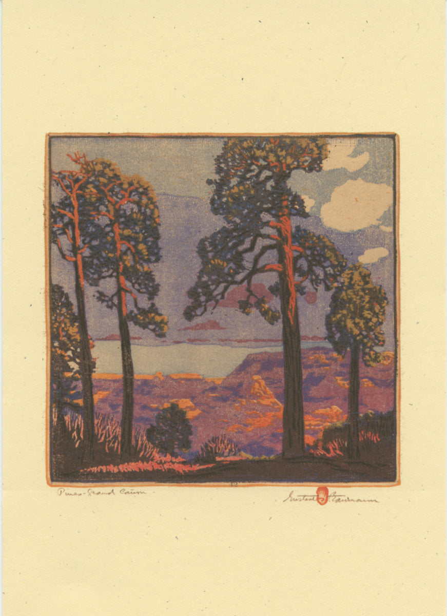 Gustave Baumann Trees Card Set