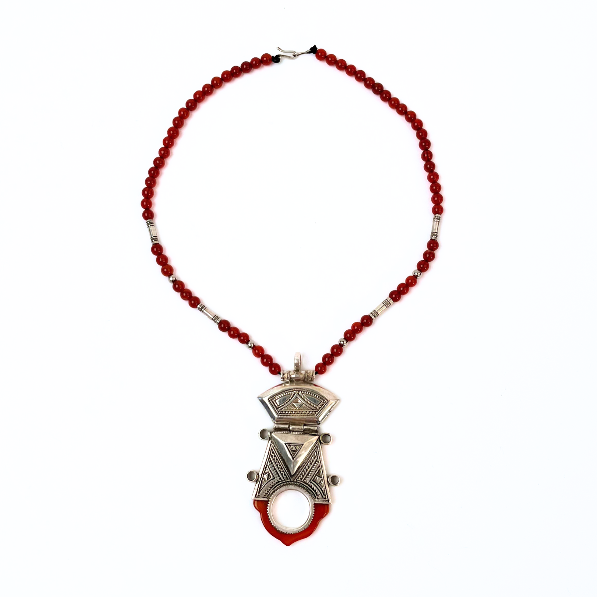 Carnelian Tuareg Necklace