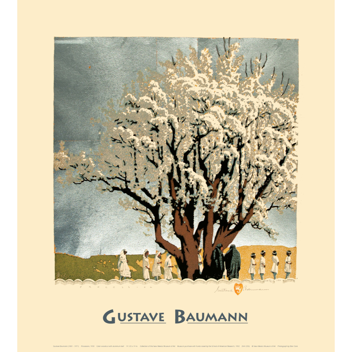 Gustave Baumann The Procession Poster