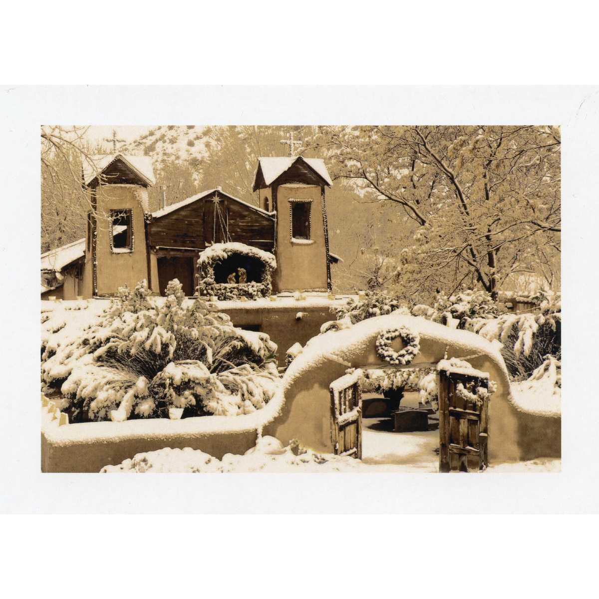 Santuario Chimayo Winter Holiday Card Set