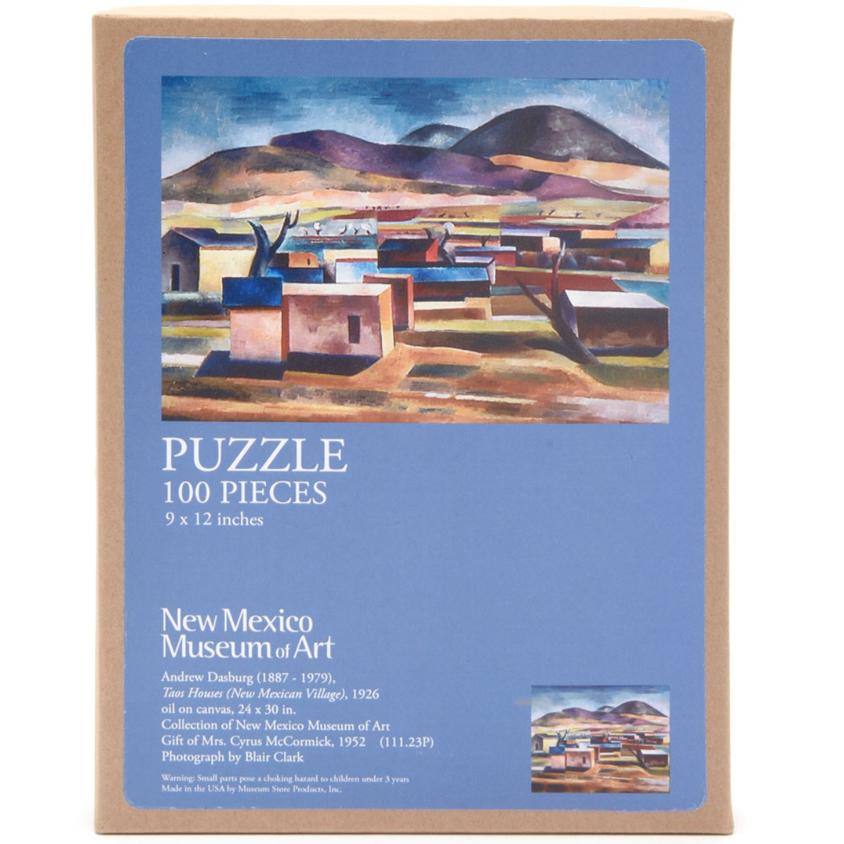 Andrew Dasburg Taos Houses Puzzle