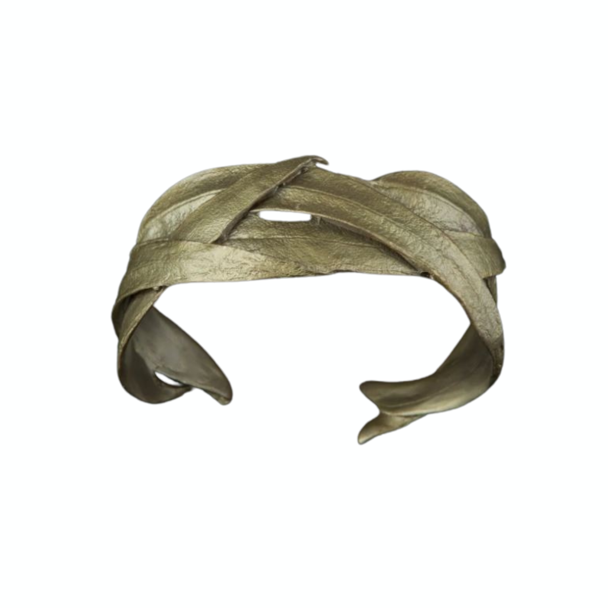 Eucalyptus Long Leaf Cuff Bracelet