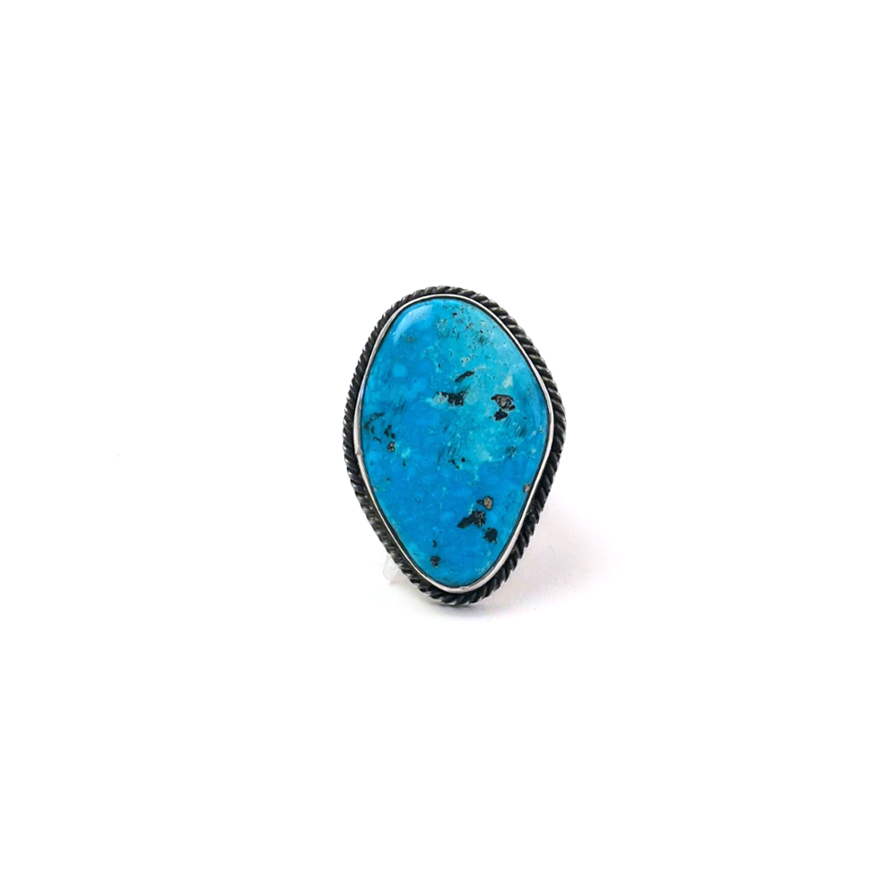 "NJ" Turquoise Ring