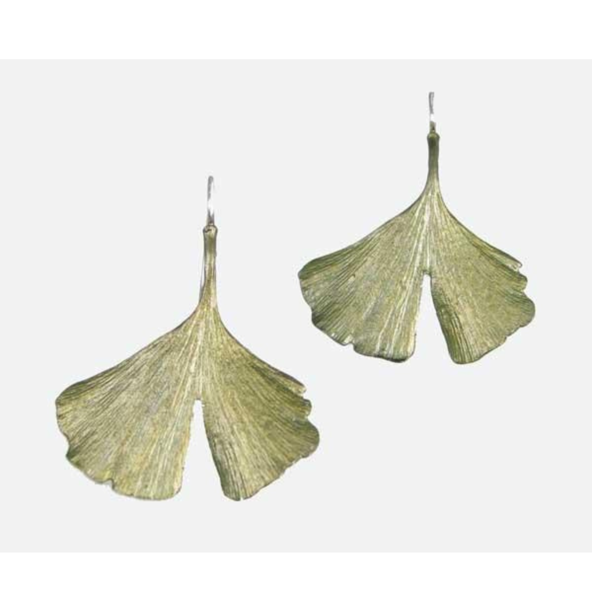 Gingko Single Leaf Wire Earrings
