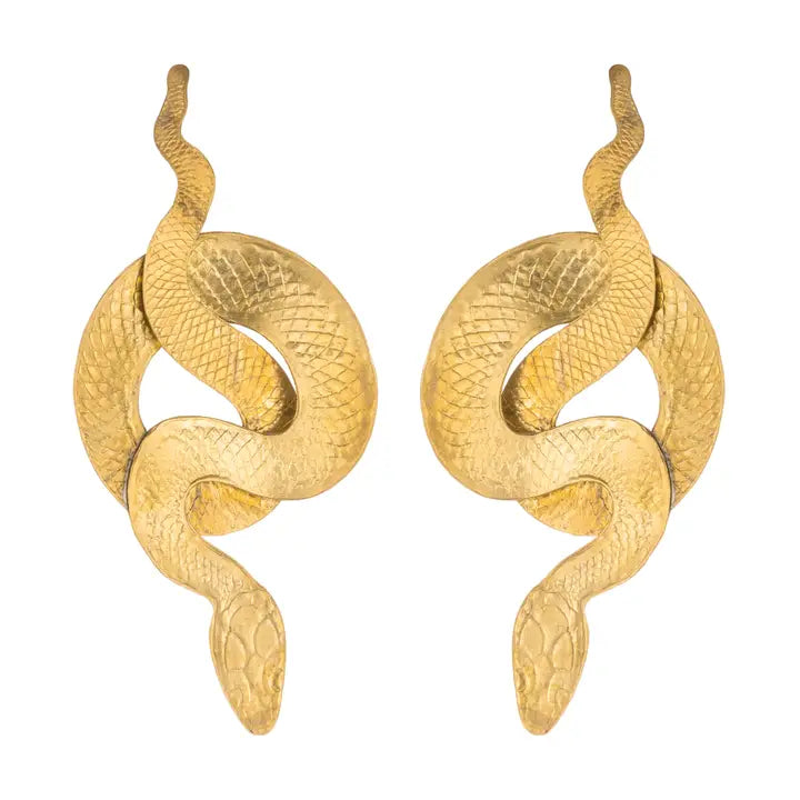 Anagata Snake Earrings