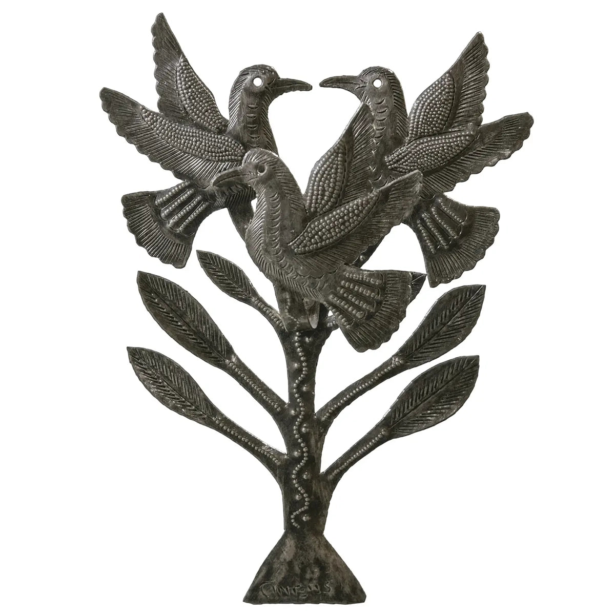 Haitian 3D Birds in a Tree