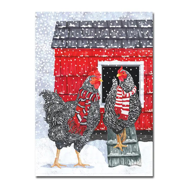 Happy Holiay Hens Holiday Boxed Cards