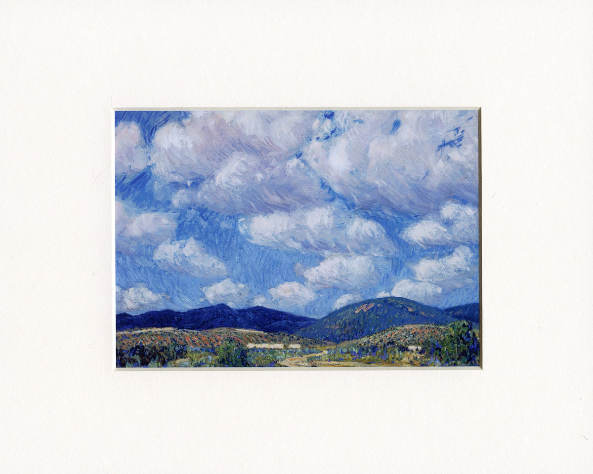 Sheldon Parsons Clouds Matted Print