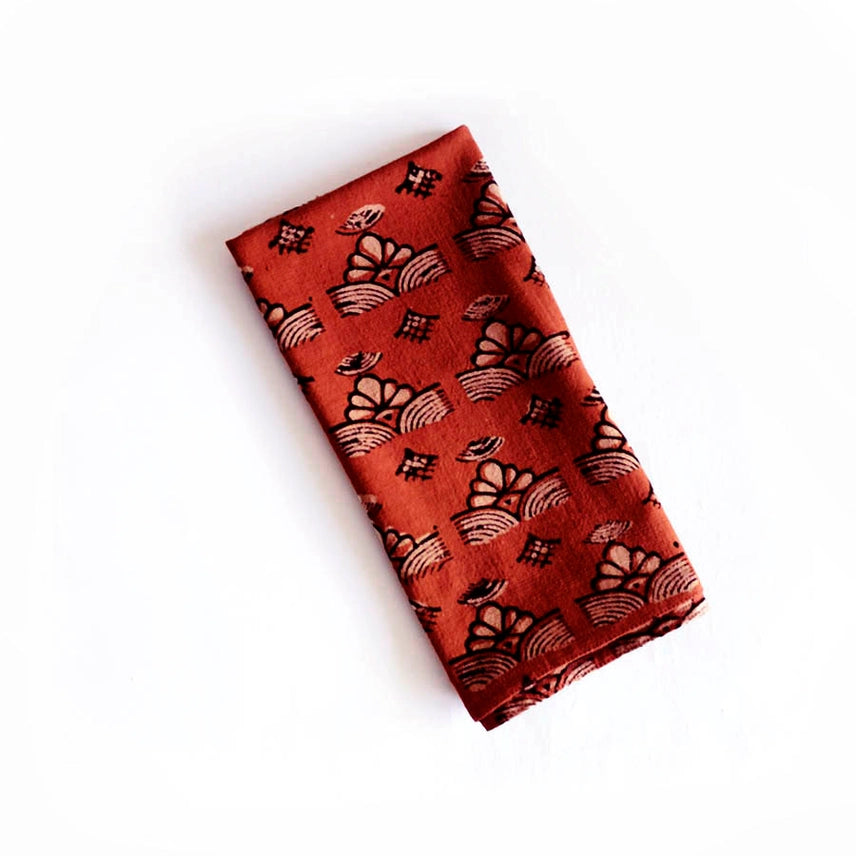 Topha Cotton Block Print Napkin