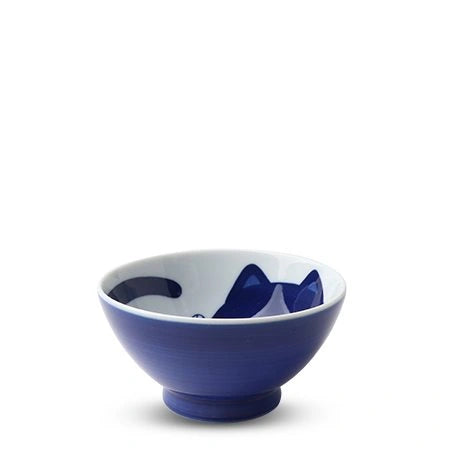 Ceramic Blue Cats Bowl