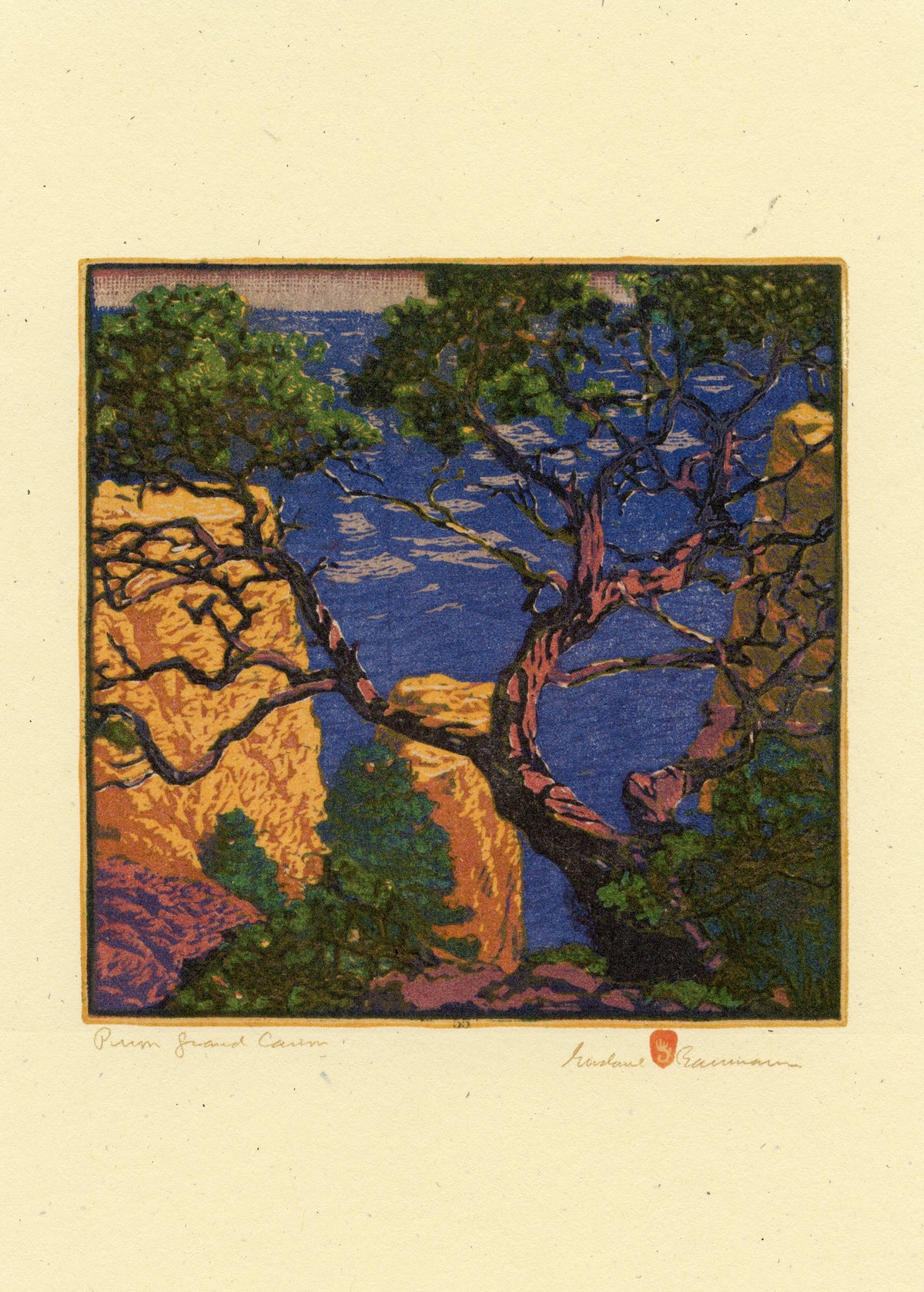 Gustave Baumann Trees Card Set