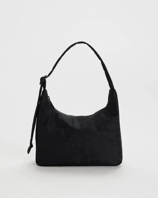 Black Mini Nylon Shoulder Bag