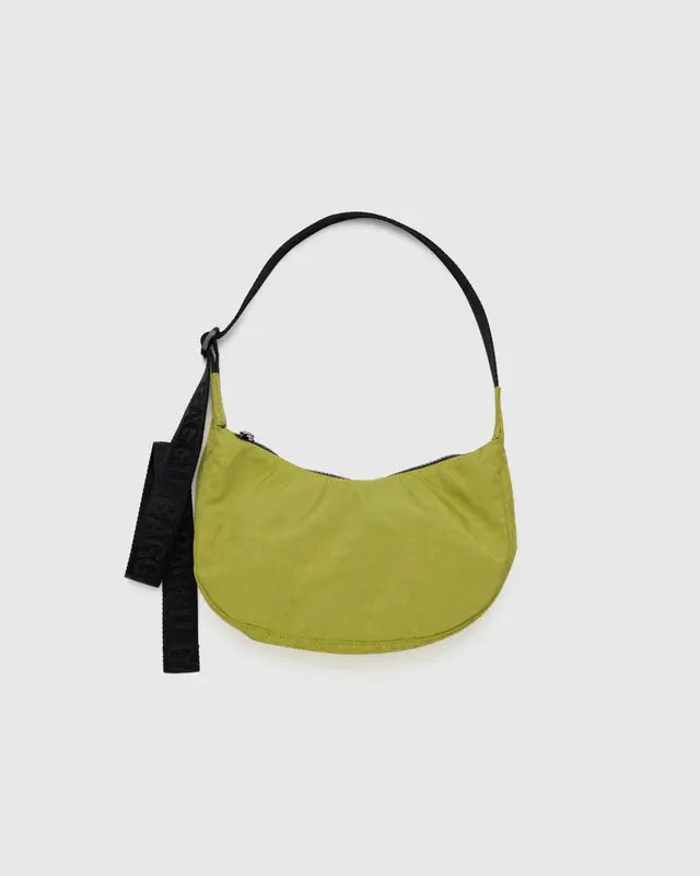 Lemongrass Small Nylon Crescent Bag