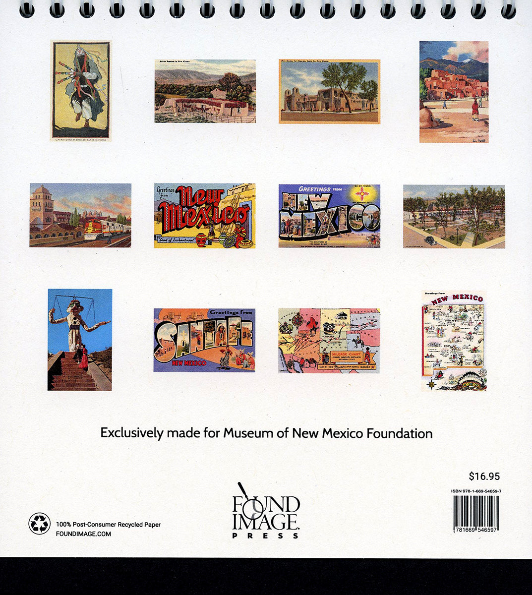 2026 Greetings from New Mexico Easel Desk Calendar