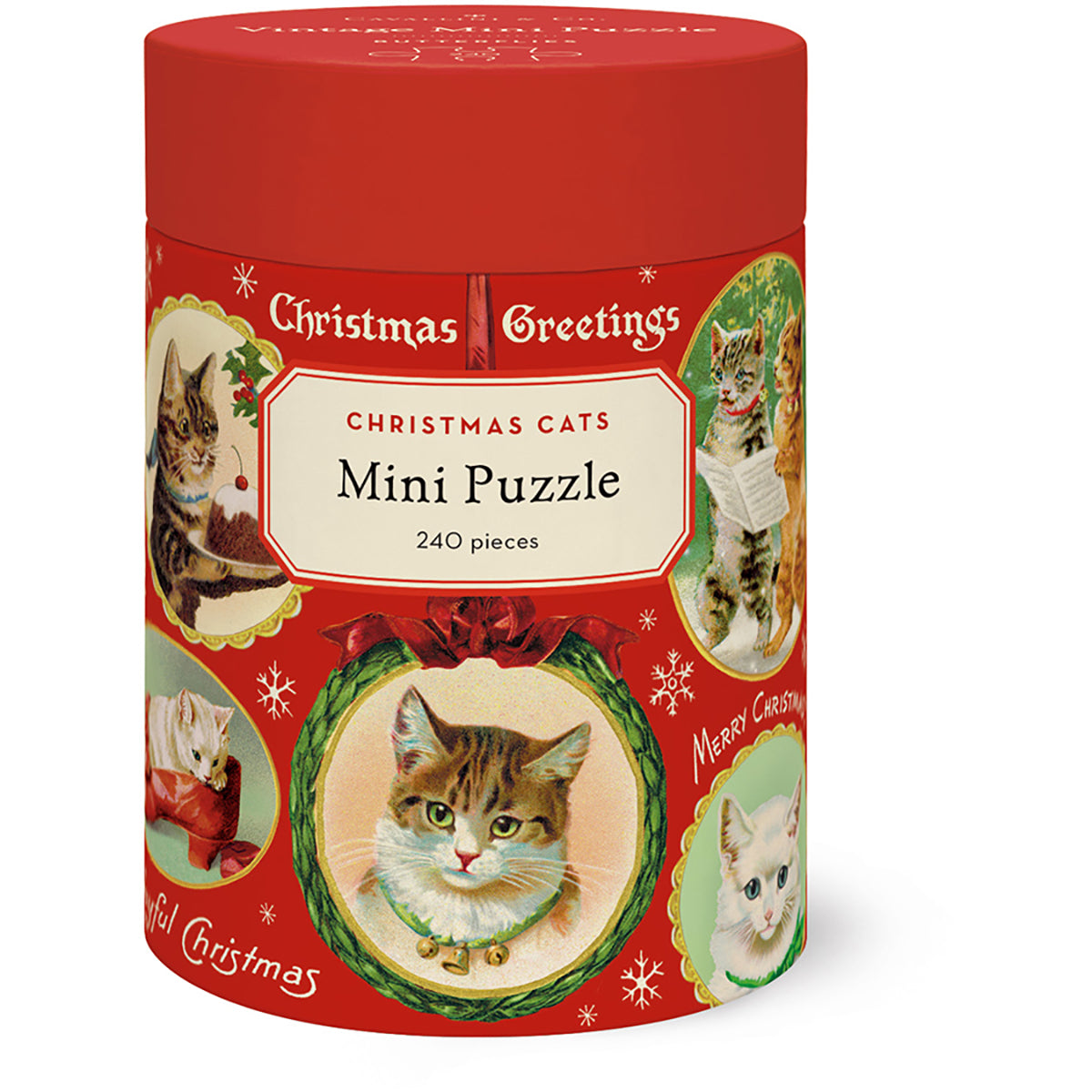 Christmas Cats 240pc Mini Puzzle