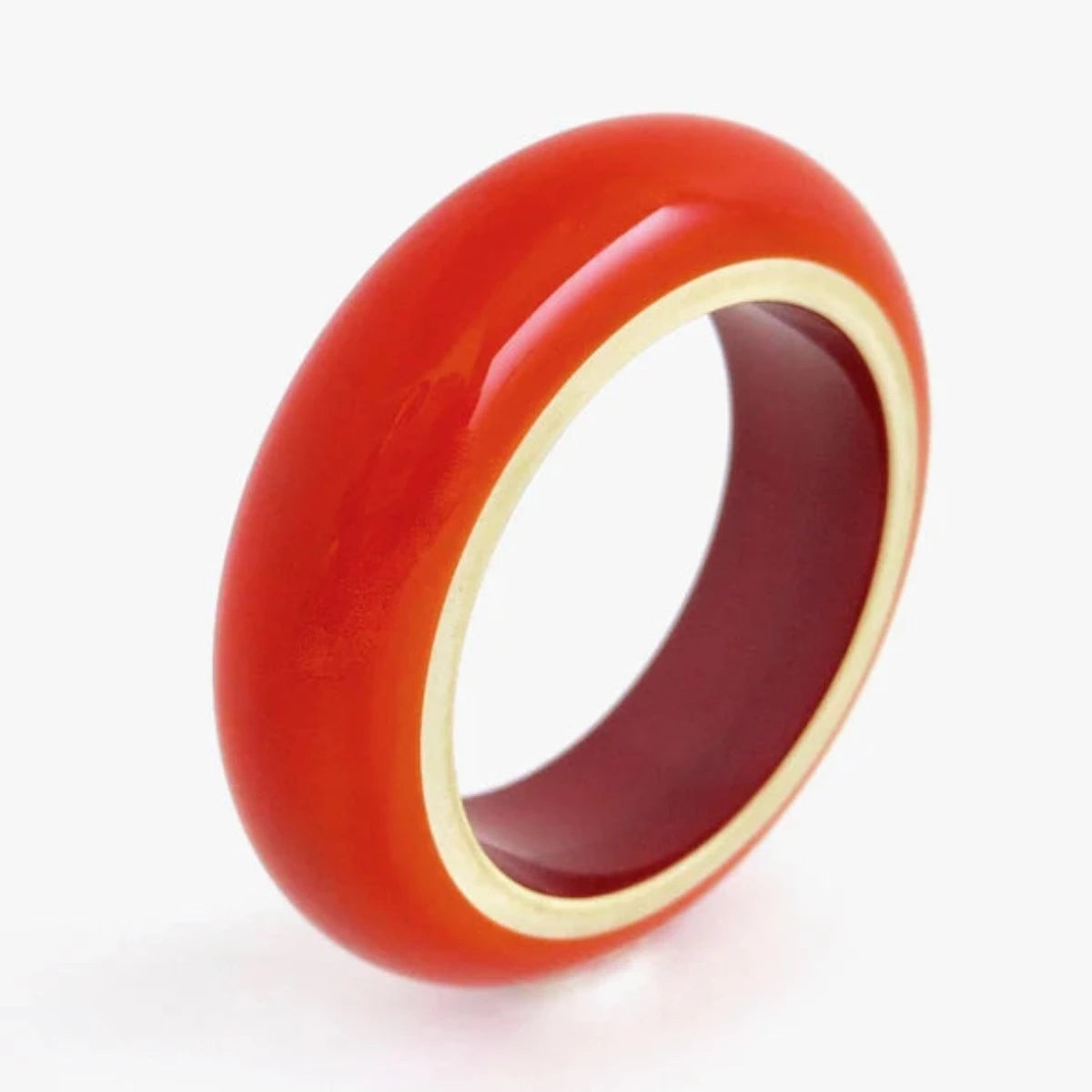 Retro Love Bracelet in Orange &amp; Red