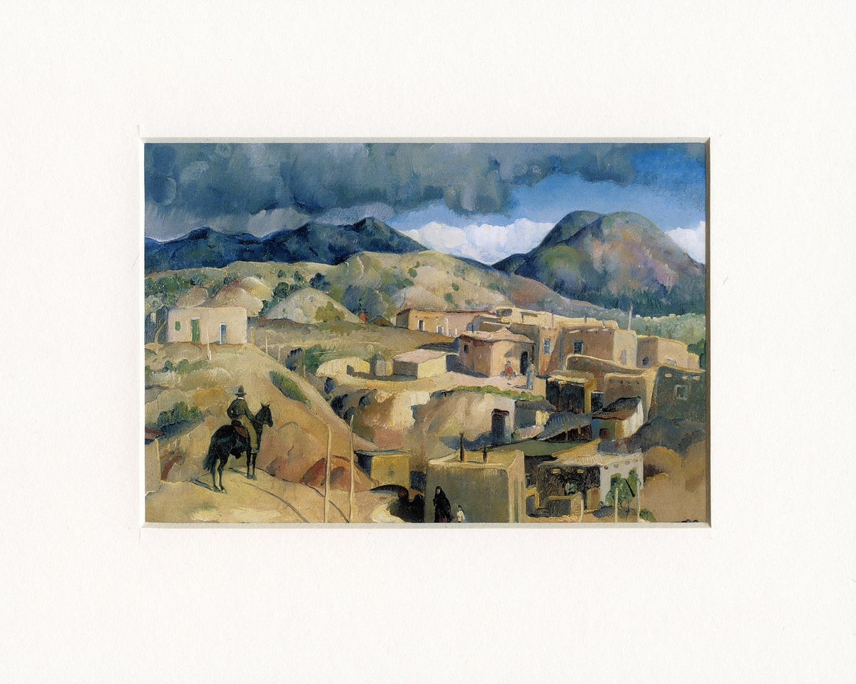 Leo Kroll Santa Fe Hills Matted Print