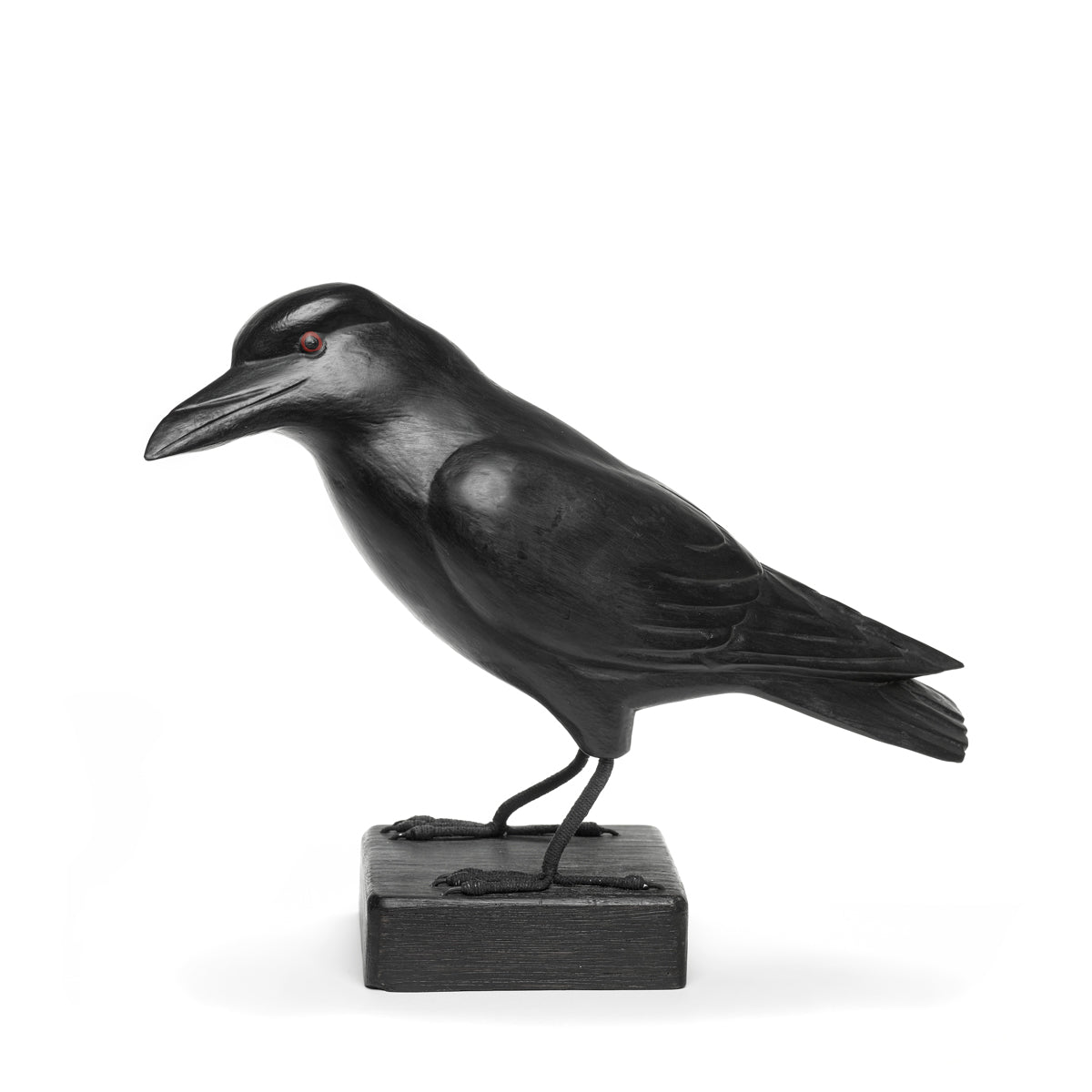 Hand Carved Crow