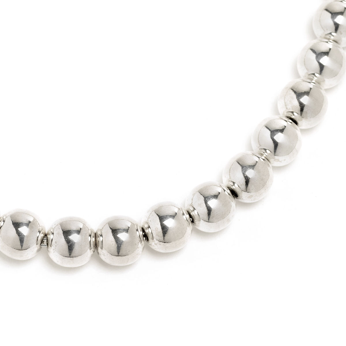 Sterling Silver Beaded Necklace