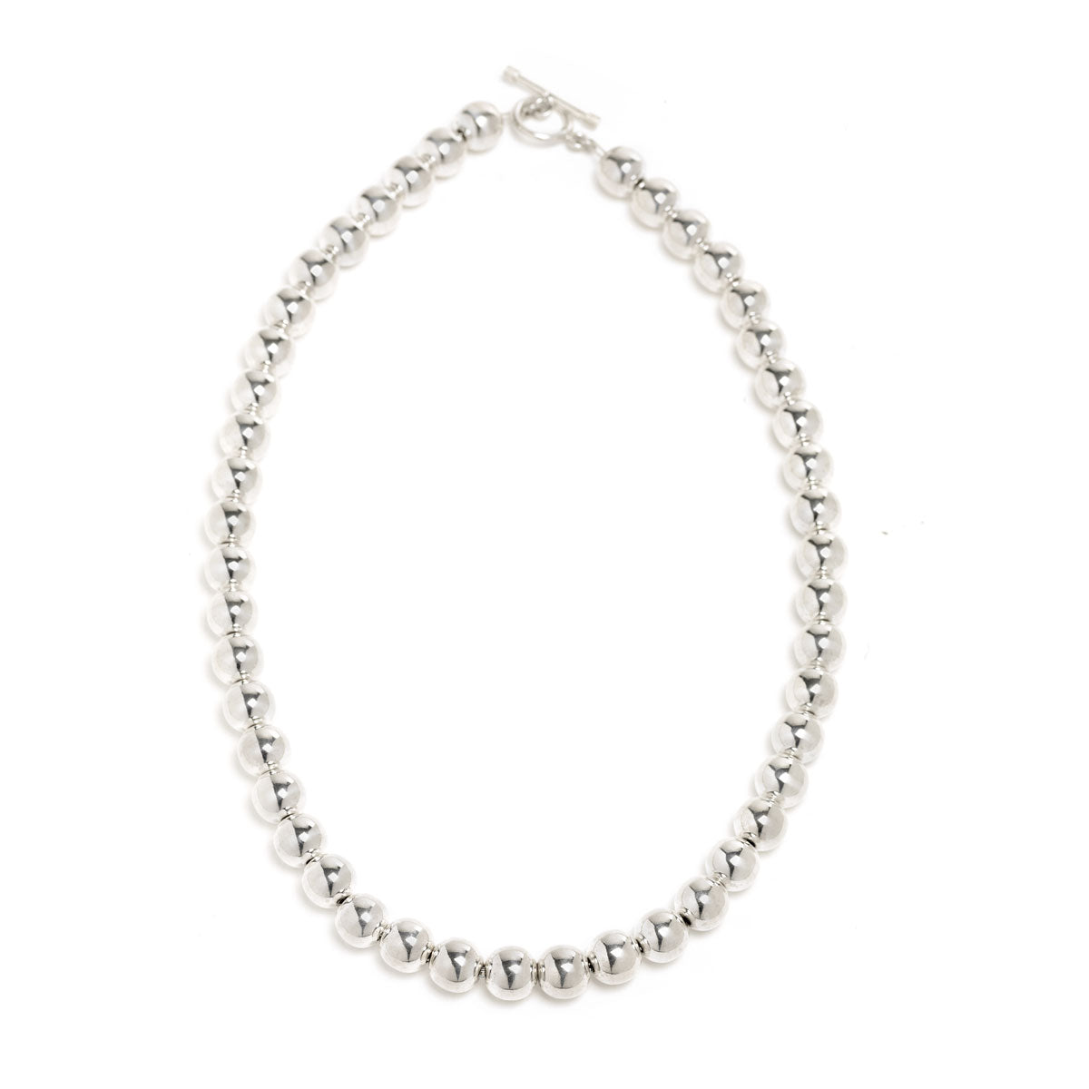 Sterling Silver Beaded Necklace