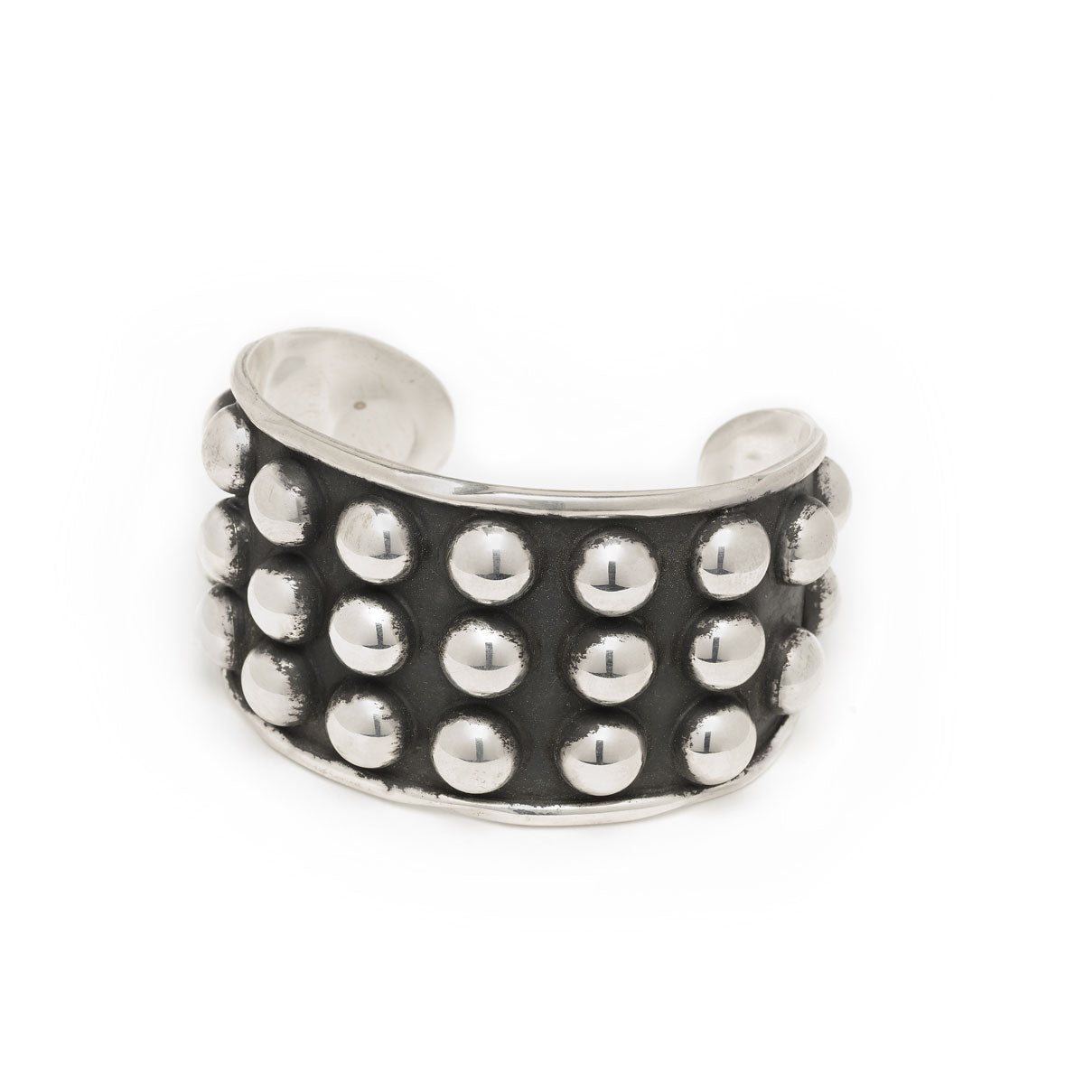Sterling Silver Dot Cuff