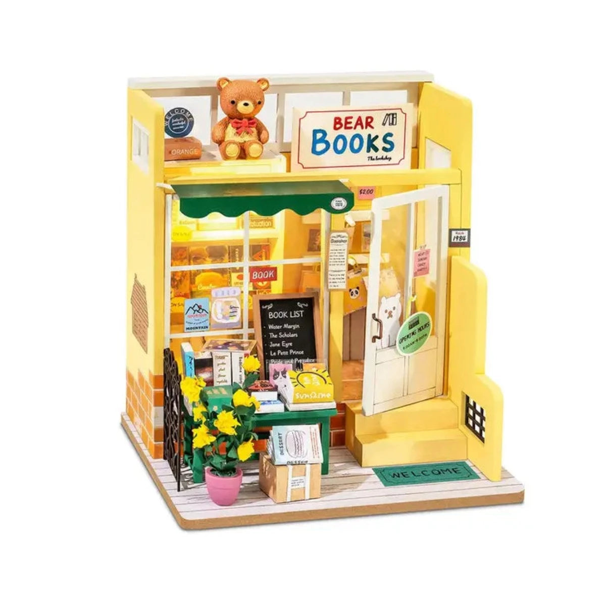 Mind-Find Bookstore DIY Mini House Kit