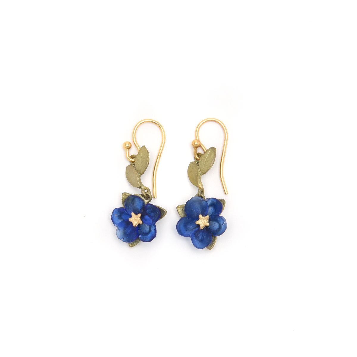 Blue Violet Petite Drop Earrings