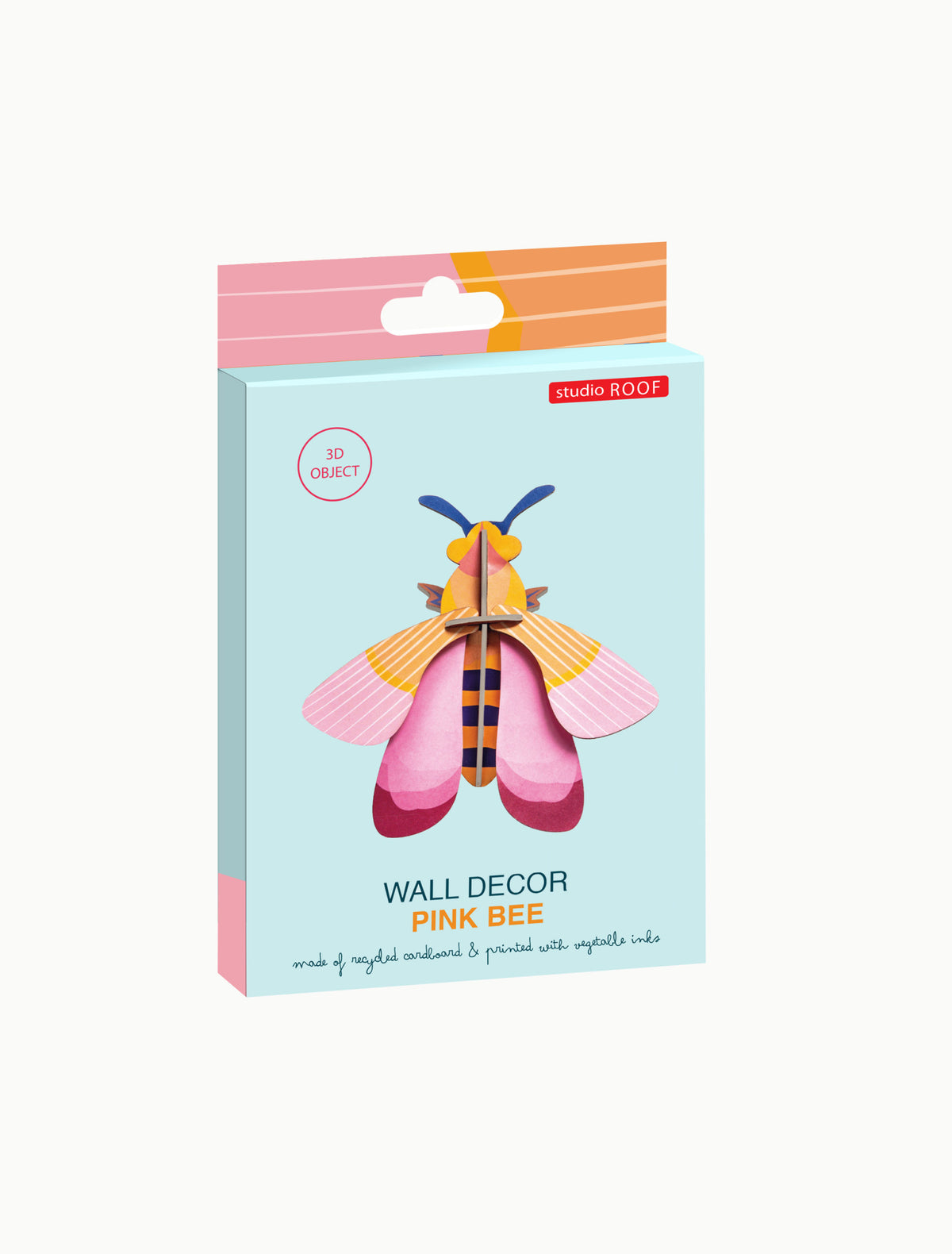 Pink Bee Wall Decoration