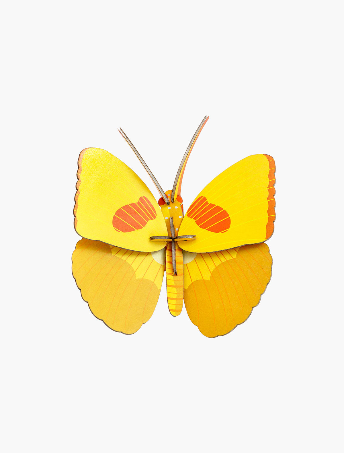 Yellow Butterfly Wall Decoration